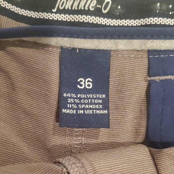 johnnie-O Gray Flat Front Steel Gray Shorts Casual Style - Picture 3 of 11